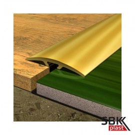 ПО-31 алюминиевый порог гладкий со скрытым креплением шириной 31мм